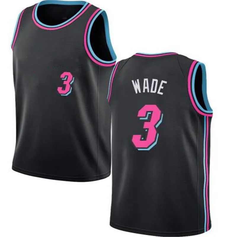 14 Dwyane 3 Wade Jersey Jimmy 22 Butler Koszulki Koszykówka Różowe Niebieskie Mężczyźni Kobiety Młodzieżowe Dzieci