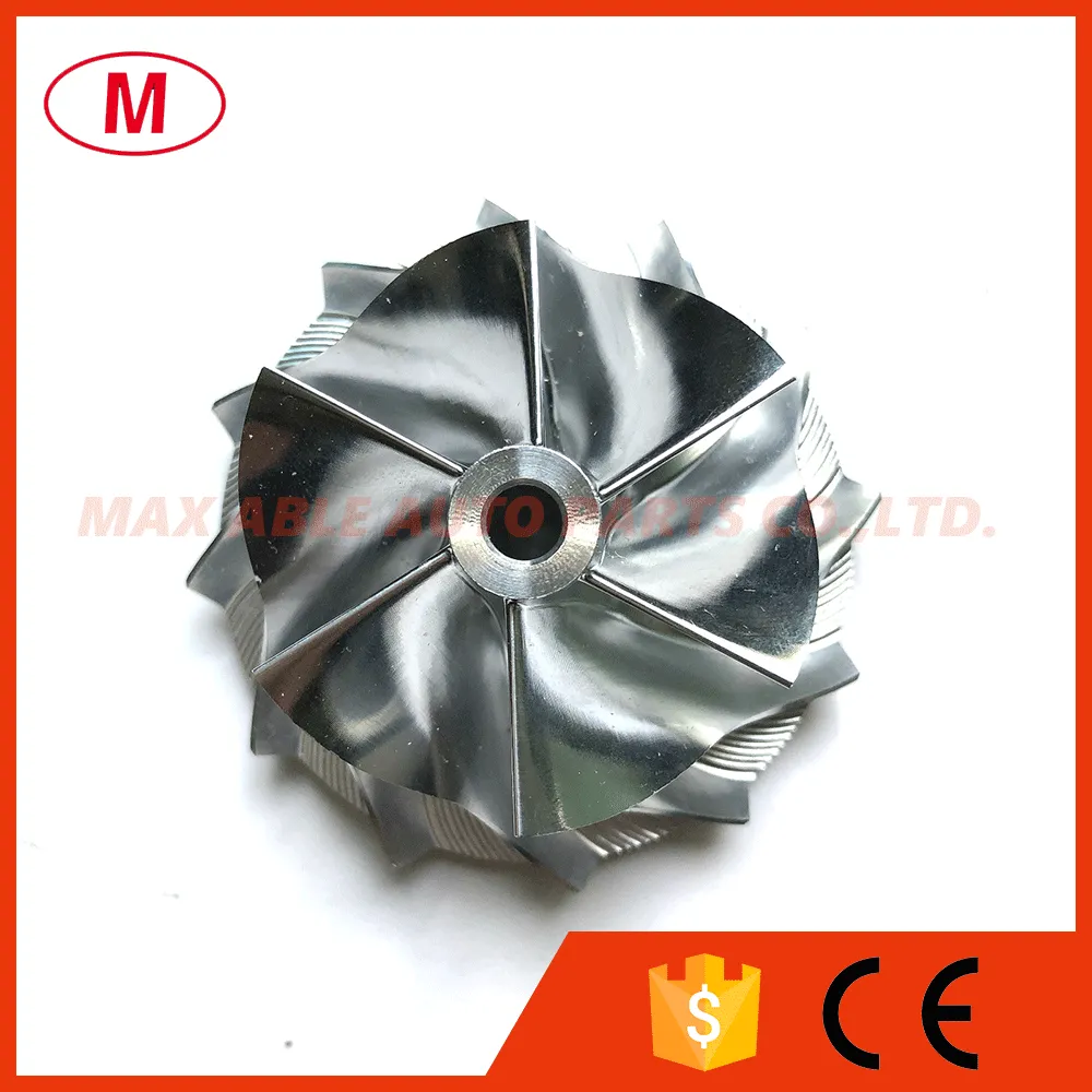 RHF5 41.90/54.00mm 6+6 blades Performance Turbo Billet compressor wheel for GLA250/CLA250 120822-0515/19,A2700901480 turbocharge Cartridge/CHRA/CORE