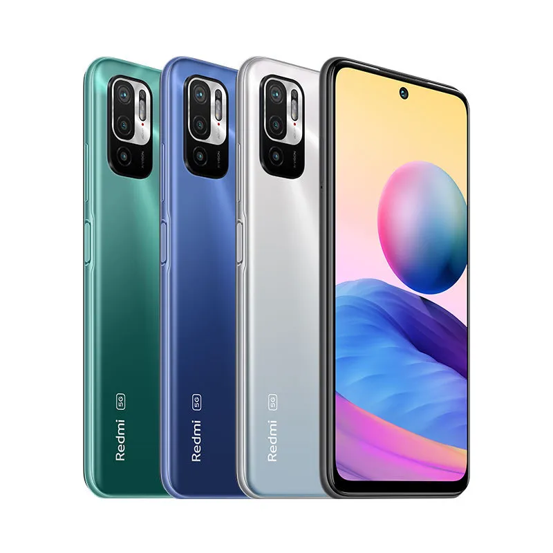 Original Xiaomi Redmi Note 10 5G Mobiltelefon 8GB RAM 128 GB 256 GB ROM KIRIN 700 OCTA CORE ANDROID 6.5 "Helskärm 48,0MP AI NFC 5000MAH FACE ID FINGERPRINT Smart mobiltelefon