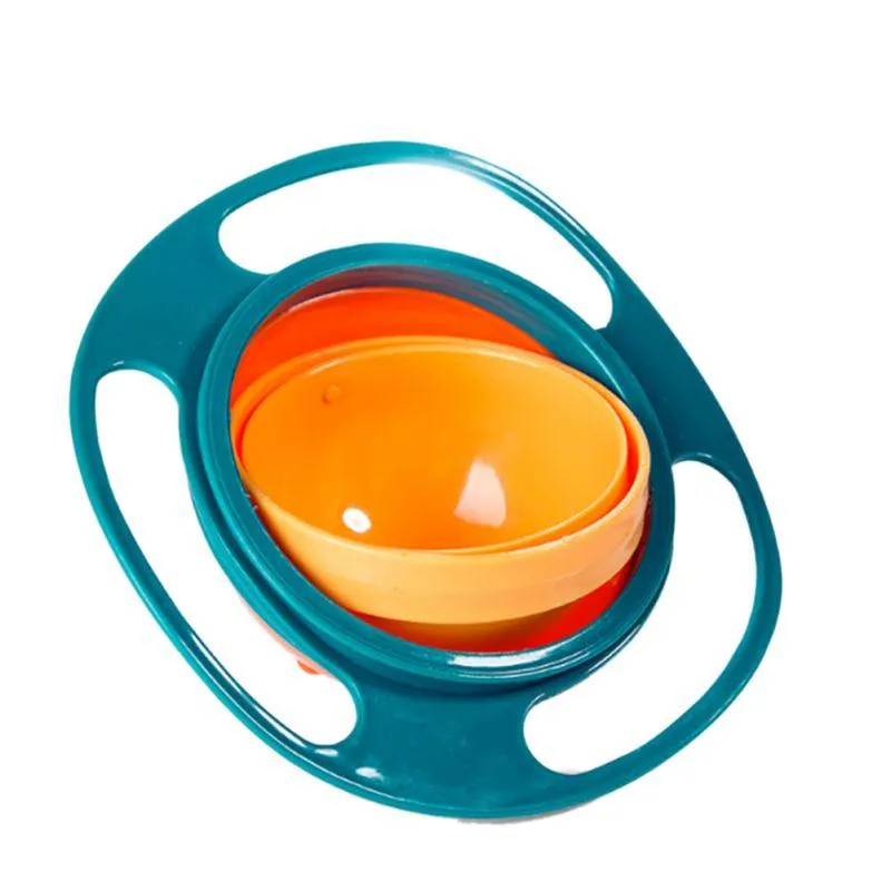 Pacifiers# Arrived Funny Infant Baby Gyro Feeding Bowl Dishes Toy Spill Proof Universal 360 Rotate Technology Gift Kids Accessories M8