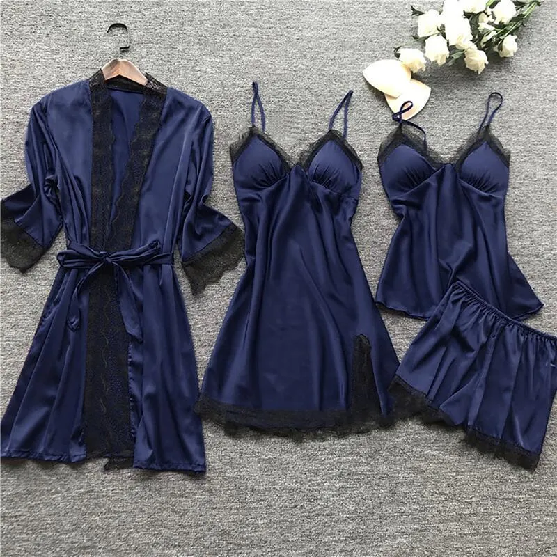 Nighty Lingerie Lace Four Piece Set: Sexy Nighties... From  Goodfeeling1dhgate, $28.4 | DHgate.Com