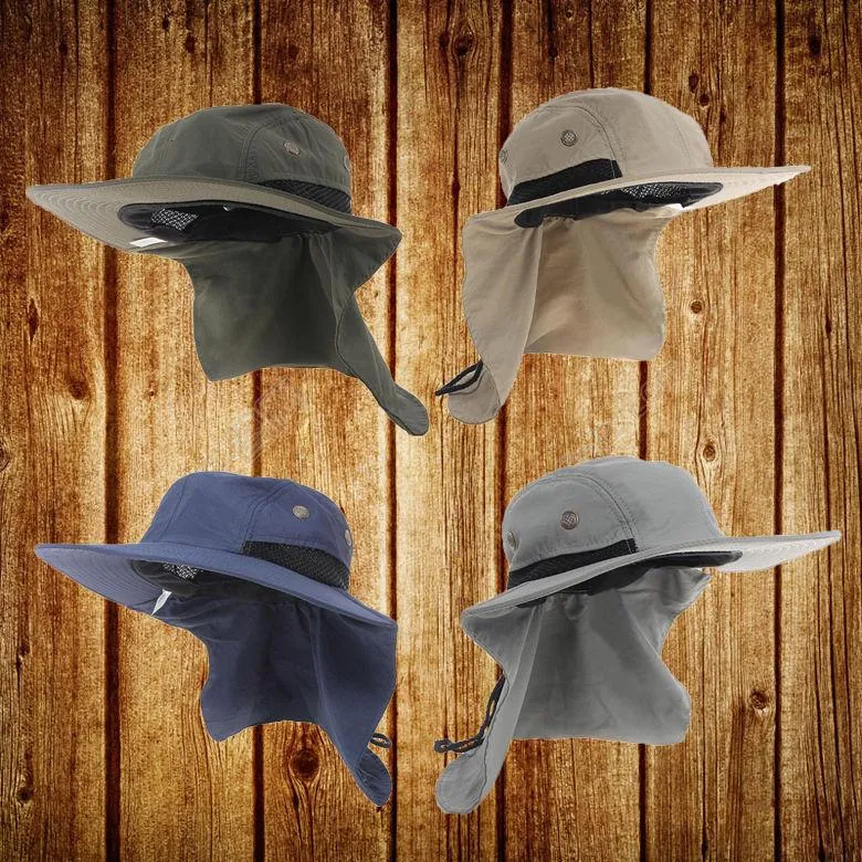 Sun Ready Safari Neck Flap Hat: Stylish, Versatile, And Durable For Outdoor  Fun From Pfwbz, $80.68