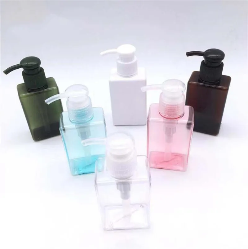 100 ml PETG pompe bouteille rechargeable conteneur voyage shampooing savon pour les mains liquide bouteille pour maquillage cosmétique shampooing