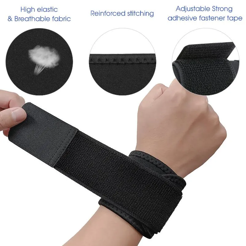 Wrist Support Band For Adjustable Bandage Brace Sports Wristband  Compression Wraps Tendonitis Pain Relief 2021 From Yuanku, $28.81
