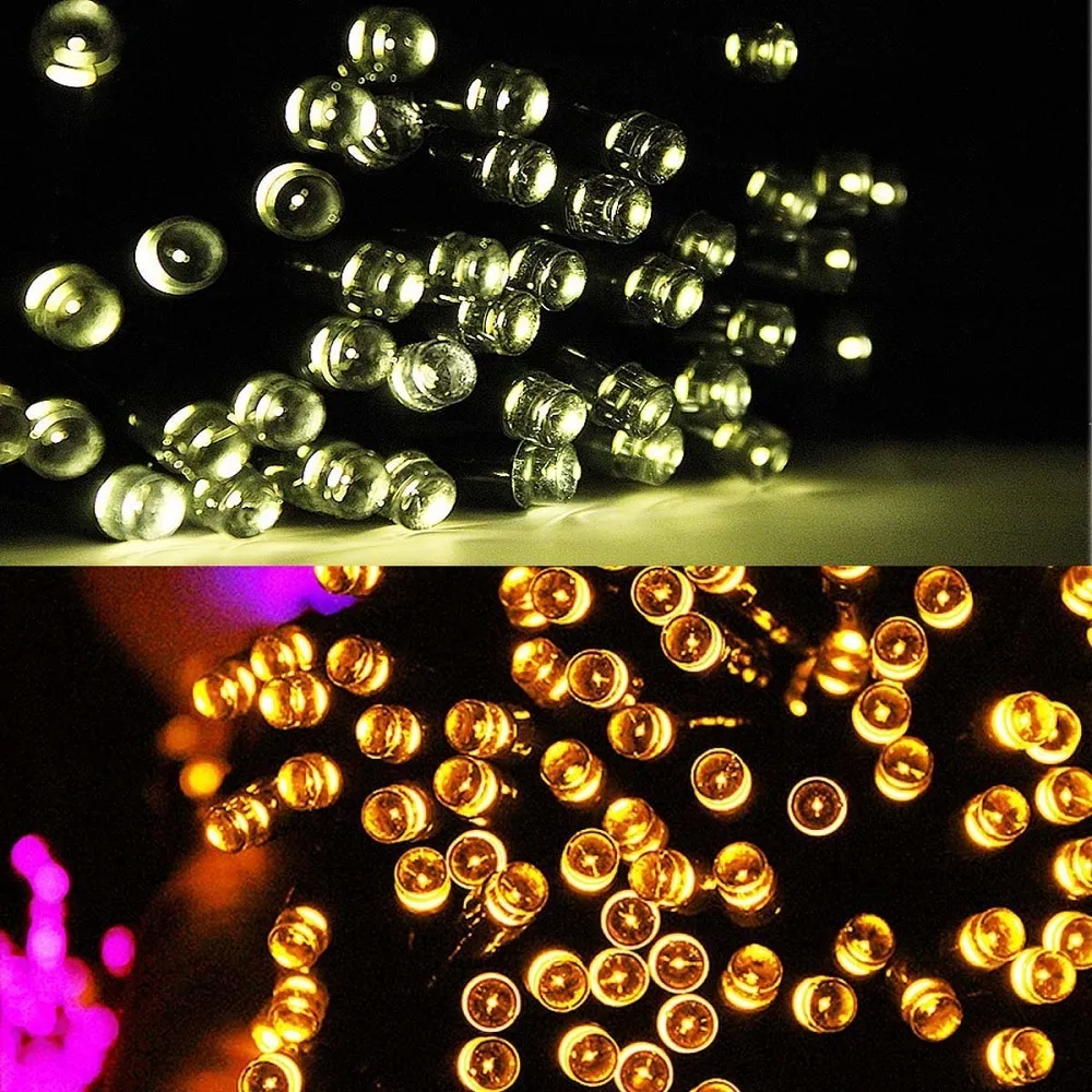 100 LED Solar Fairy Lights Outdoor Lighting Waterproof Patio String Lights Solar Garland Garden Light Christmas Party Home Decor (31)