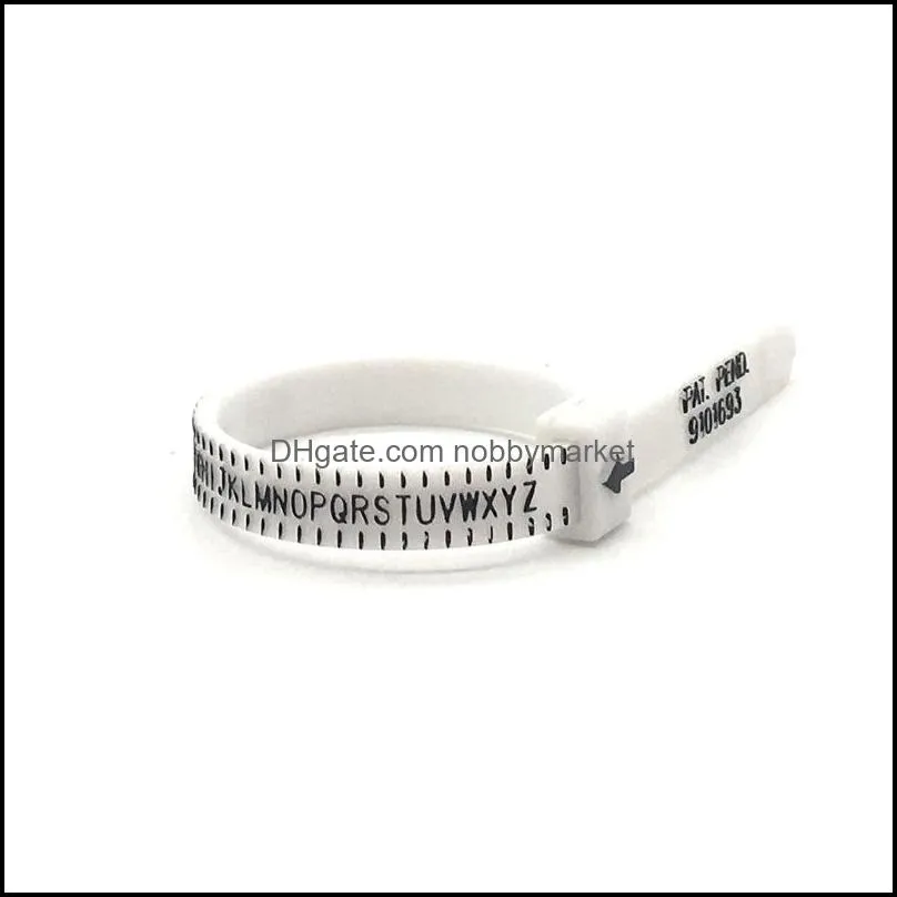 50PCS Sizer UK USA British American European Standard Size Measurement Belt Rings Ring Finger Screening Jewellery Tool