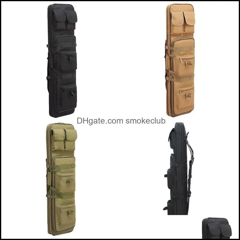 Utomhusväskor Sport Utomhus 120cm Rifle Tactical Gun Soft Polded Carbine Fiske Rodväska Backpack Pistol Sgun Airsoft Case Storage Q1201