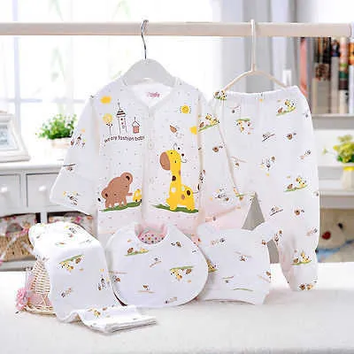 Cotton Newborn Baby Clothes Sets 0 3 Month Boy Girls Underwear Long Pants G1023 From 14 28 DHgate