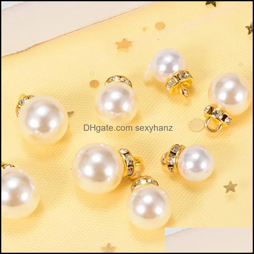 Highlight Pearl Pendant Diamond 8mm 10mm 12mm Pearl Pendant Jewelry DIY Accessories