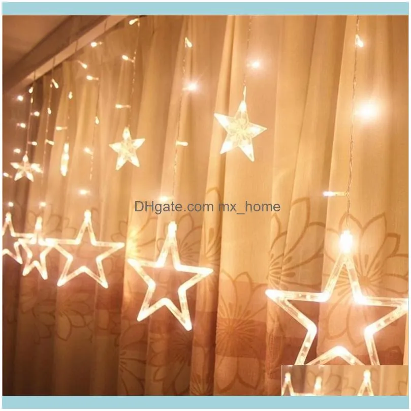 Festive Party Supplies & Gardenchristmas Star Led Light String Merry Decorations For Home Christmas Tree Ornament Xmas Navidad Gifts Year 20