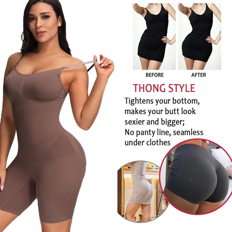 Fashion Bodysuit Shapewear Women Full Body Shaper Tummy Control