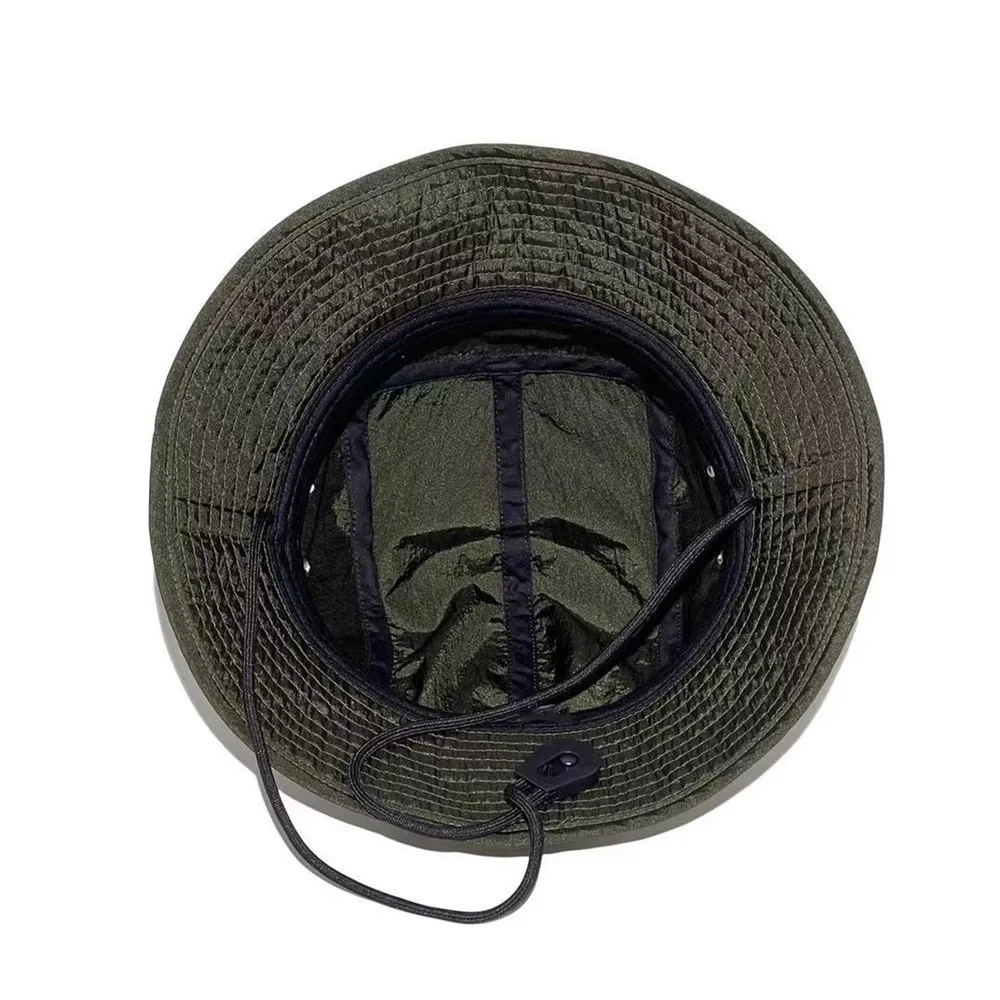 New Fashion Bucket Hat Foldable Fisherman Hat Unisex Designer Outdoor Sunhat Hiking Climbing Hunting Beach Fishing Hats Men Draw String Cap