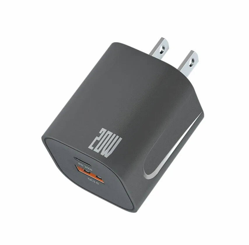 フル20W USB-CタイプC QC3.0壁の充電器の電力供給PDアダプタの迅速な充電CE FCC RoHS ETLを持つiPhone Samsung