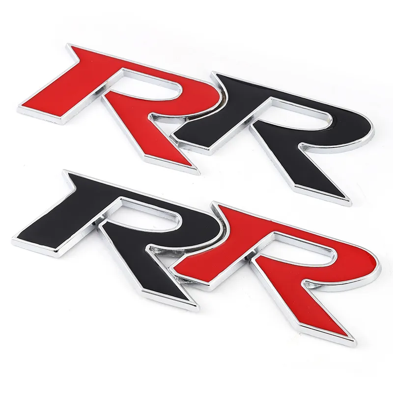 3D Metall RR Logo Emblem Abzeichen Aufkleber Vorne Hinten Stamm