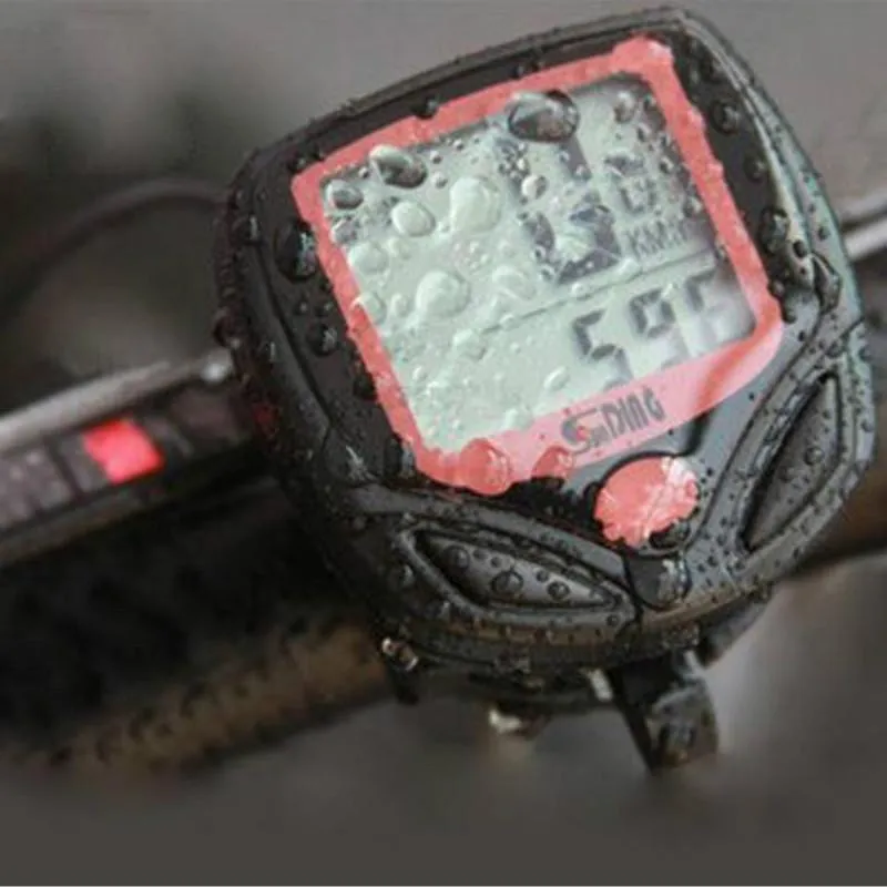 Timer Fahrradcomputer Radfahren Tachometer Wasserdicht LCD Digital Kilometerzähler Velometer Fahrradzubehör