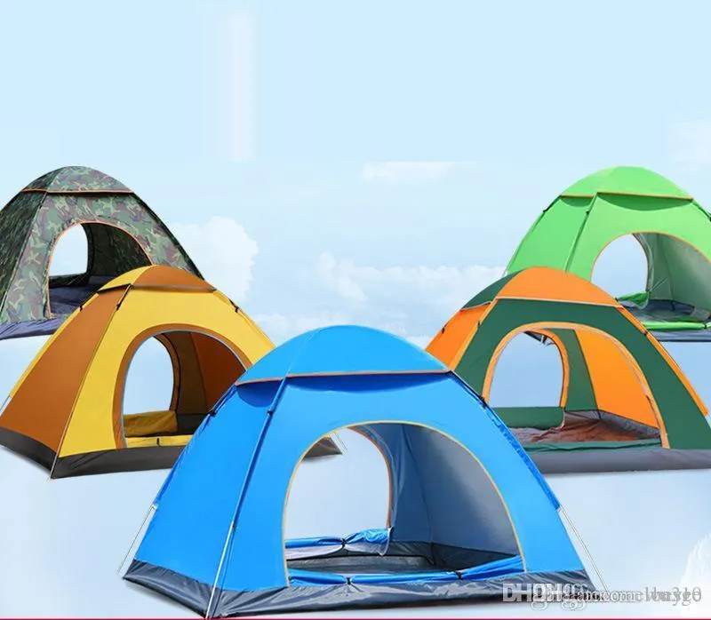 2-3 persone Tenda automatica Pop-up Pop-up Tenda aperta campeggio campeggio spiaggia per viaggi UV protezione da sole Tenda impermeabile xvt0164