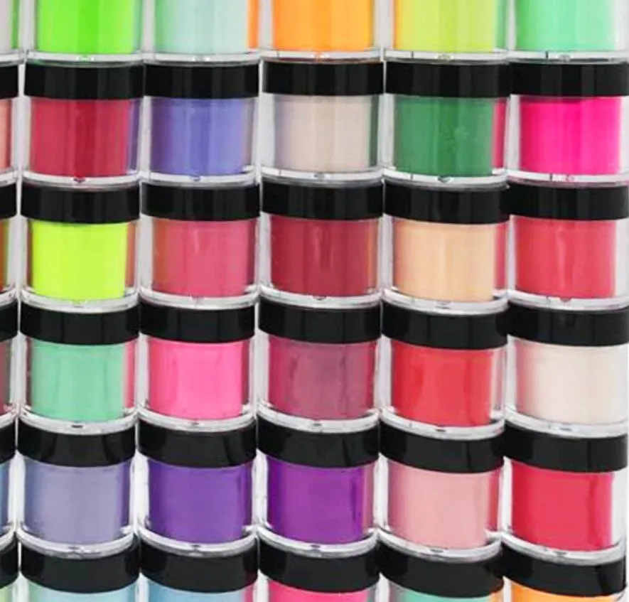 10g/box Fast Dry Nail Dipping Powder Acrylic 3 In 1 French Nails Match Color Gel Polish Nail Lacuqer Dip Powder 90color