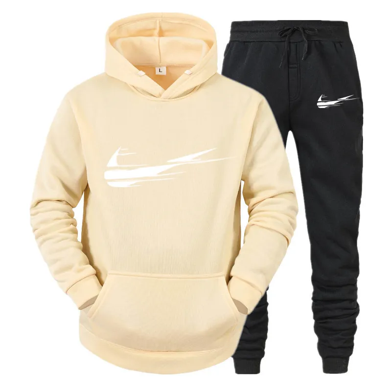 Survêtement hommes luxe survêtements automne jacke hommes survêtement vêtements de sport veste pantalon sweat sport femmes costume Hip Hop ensemble