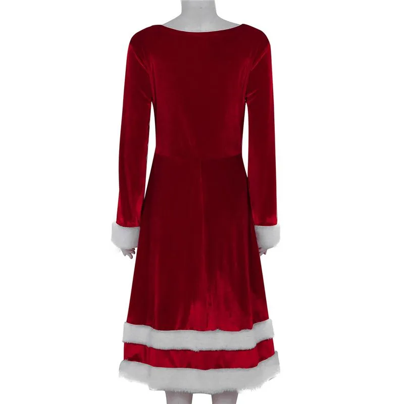 empire waist christmas dress V-neck Empire Waist Maxi Boho Chiffon Dress – DUNTERY