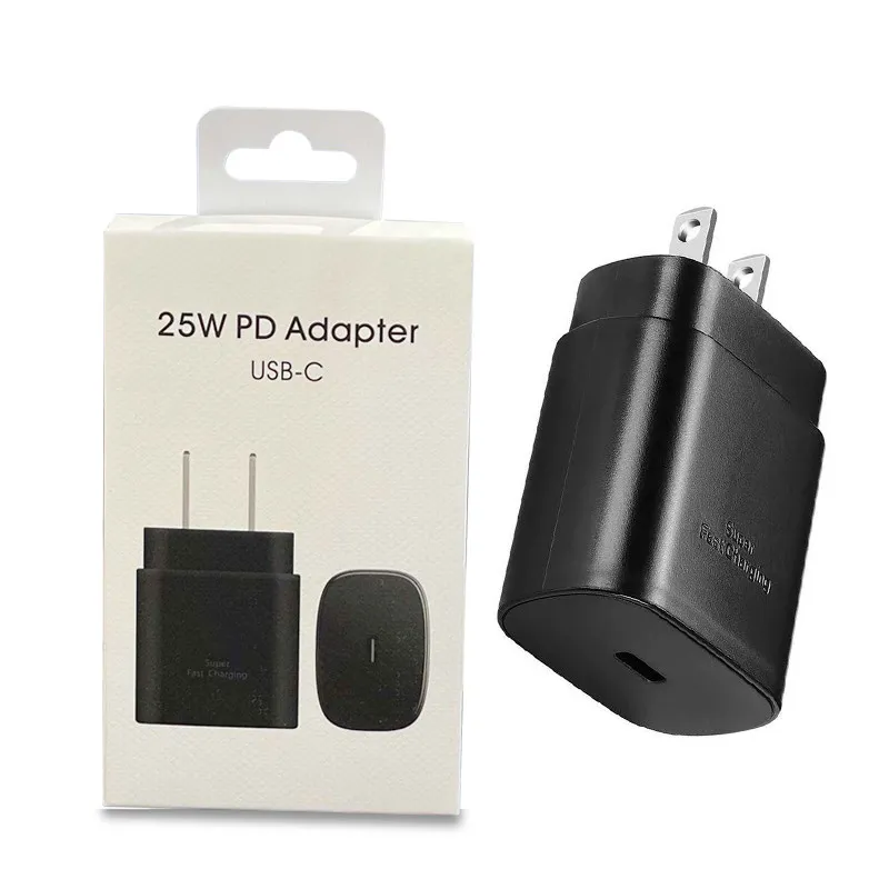 25W Type-C PD Super Fast Charger For SAMSUNG Note 20 S21 Note10 S22 Smart Type C Cell Phone Power Adapter