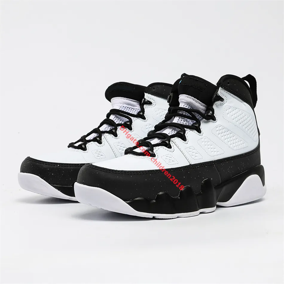 Designer Basketball Shoes For Men Classic 9 9S Leather Sneakers In University Blue Gold UNC Bred Size 40 47 From Children2018 33.17 DHgate.Com