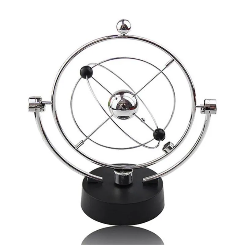 Electric The Newtons Cradle Steel Balance Ball Физика Наука Наука Маятник Игрушечный Стол Офис Образовательный Развитие Орнамент Орнамент Орнамент Figurines C0220