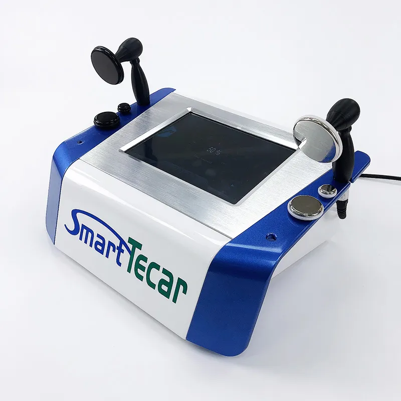 휴대용 물리적 Tecar 치료 기계 통증 완화 Ret CET RF 2 in 1 깊은 난방 무선 주파수 슬리밍 phsiotherapy 장비