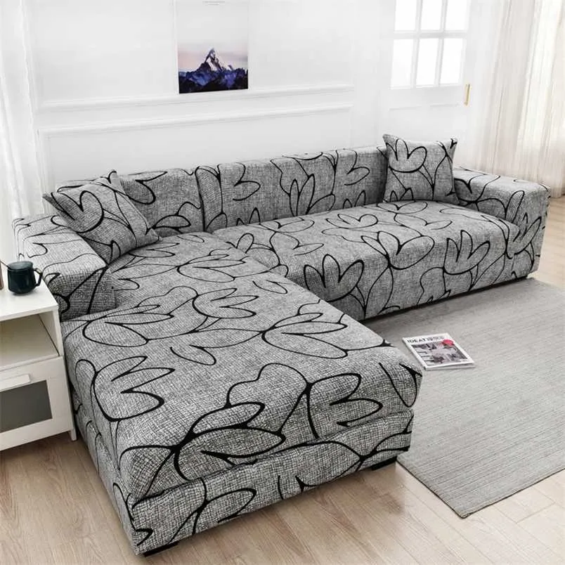 Elastische stretch sofa cover slipcoversall-inclusive couch case voor verschillende vorm sofa loveseat stoel L-stijl heeft 2 sofa case 2111102