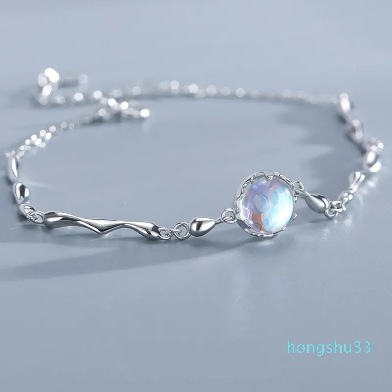 Wholesale-Star Ocean pure silver ins Bracelet female universe Galaxy minority design blue dream Bracelet nationality Ethnic Group island