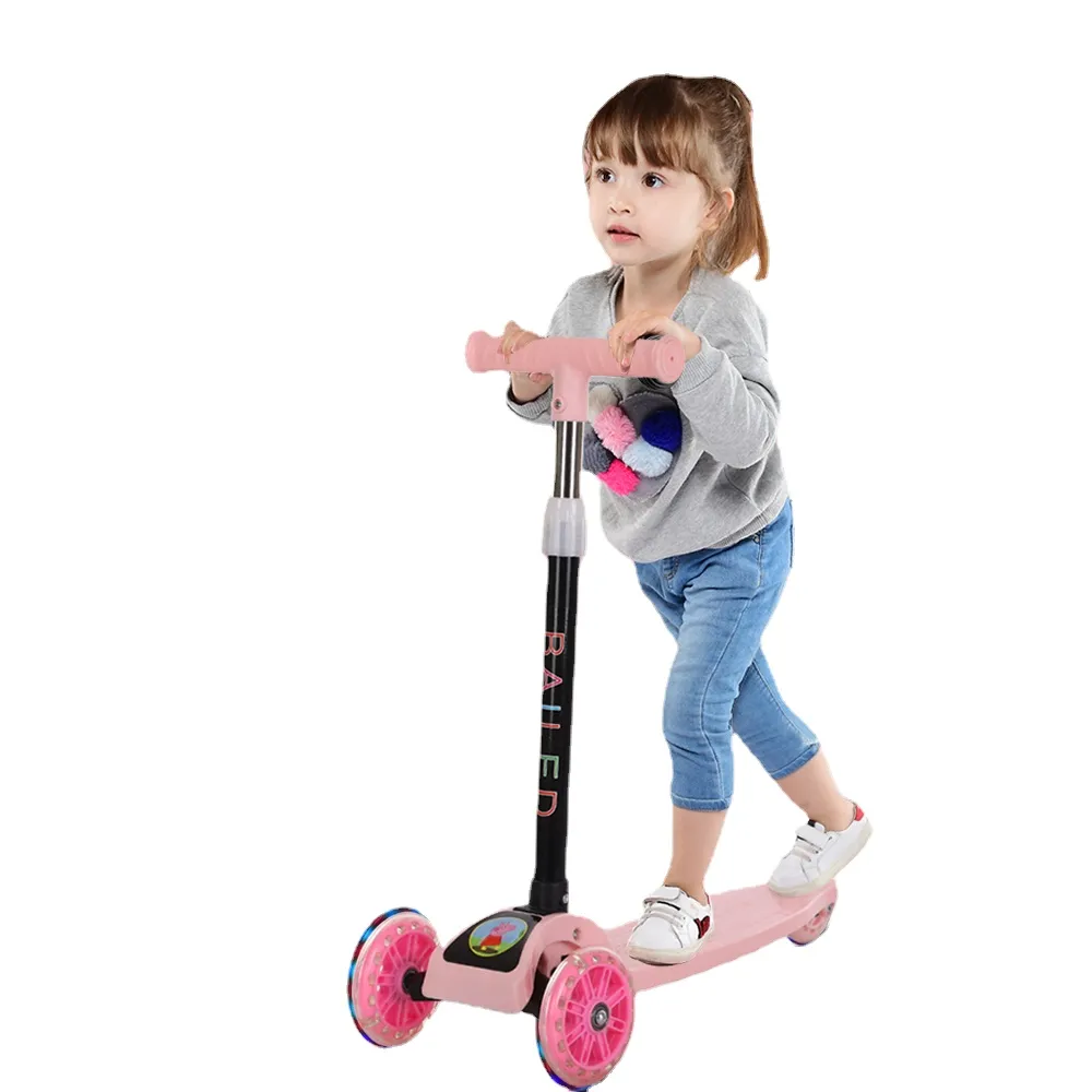 Patinete Infantil Plegable Con Ruedas Flash, Patinete Infantil