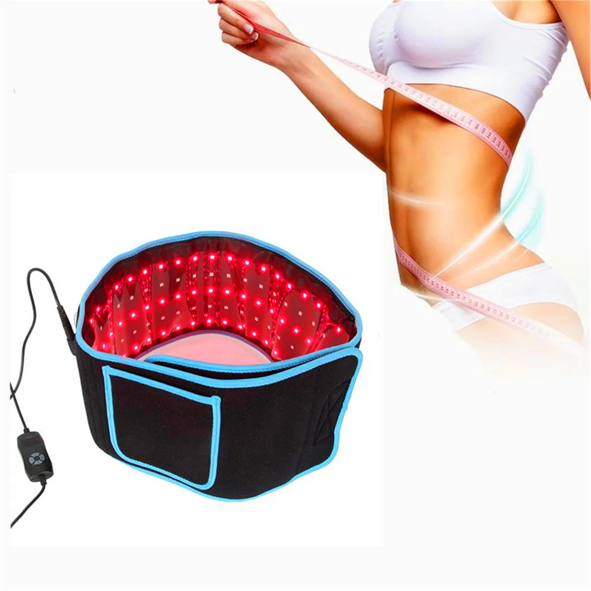 amazon TOP Ceinture de thérapie LED Éclairage Infrarouge Soulagement de la douleur LLLT Lipolyse Body Shaping Sculpting 660nm 850nm Lipo Laser