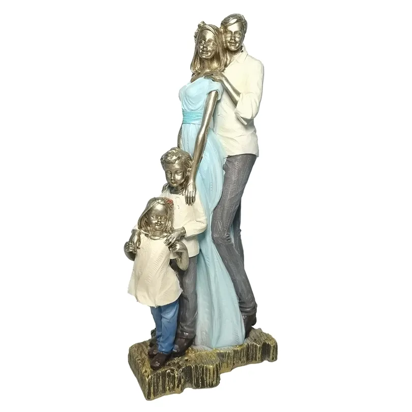 Statue della famiglia Zayton Artigianato in resina Decorazione della casa Sculture Figure Funiture Ornamenti Accessori per soggiorno 210827