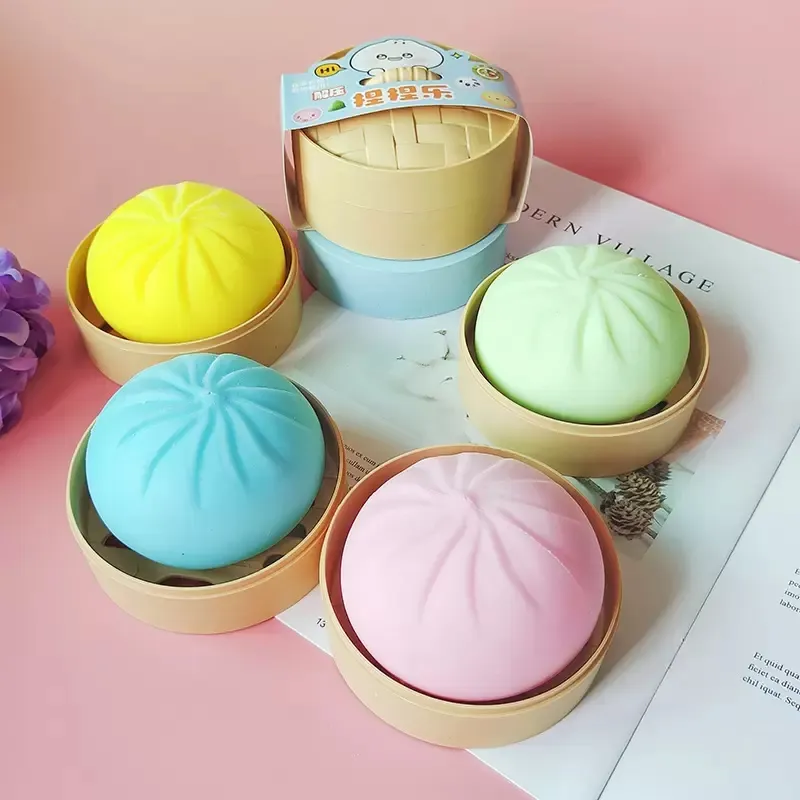 Nouvelle émulation chignon jouets Anti-Stress presse doux soulagement du Stress alimentaire jouet amusant cadeau jouet pour adultes enfants