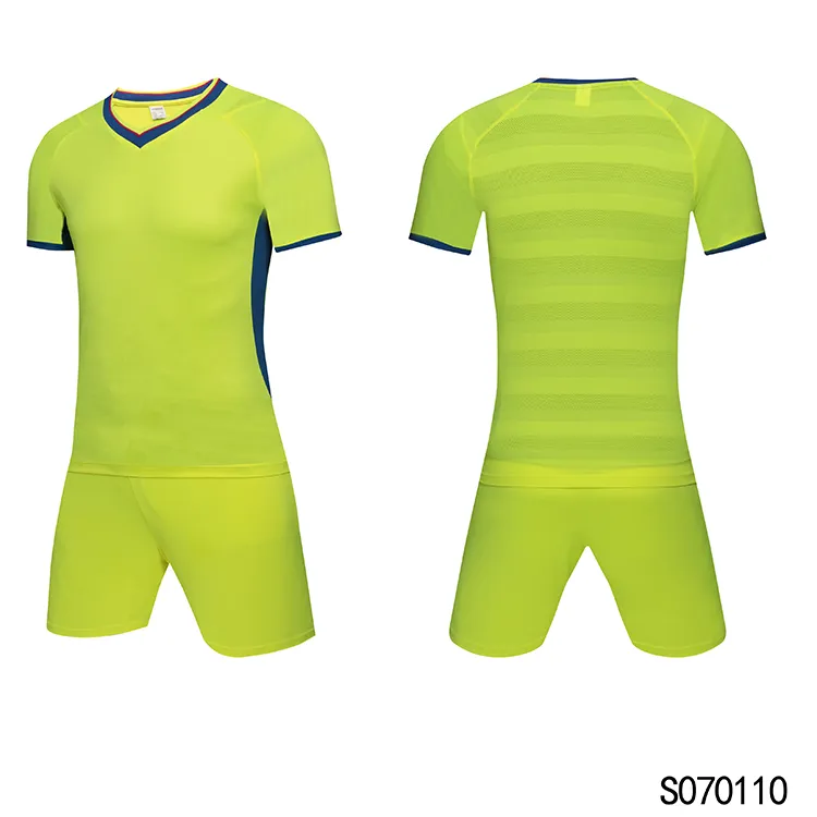 Hommes adultes Jersey Soccer Jersey Short Soccer Shirts Football Uniformes Chemise + Shorts --S070110-9