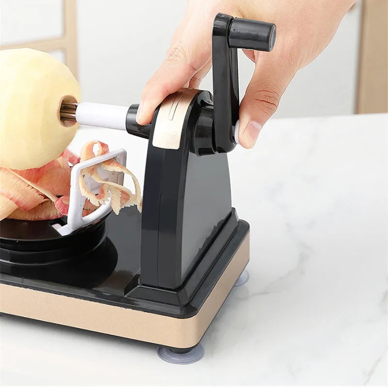 Manual Fruit Peeler Machine Creative Home Kitchen  Peeled Tool Peeling Slicer Cutter