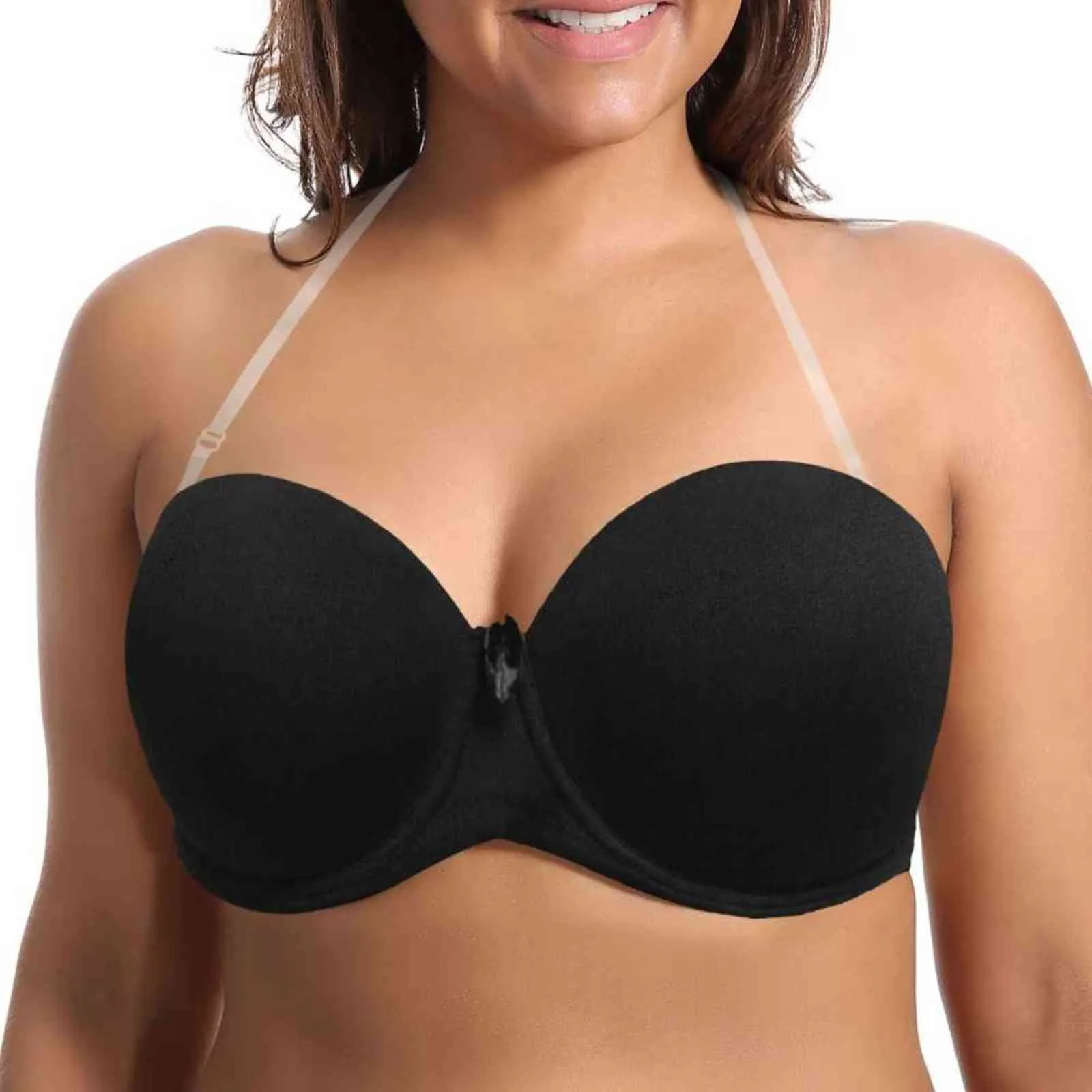 Strapless super push-up bra - Black - Ladies