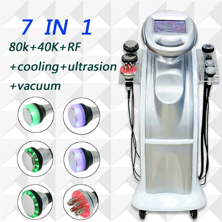 Slimmmaskin Professional 80K Strong Ultrasonic Cavitation Device Lövsugning Slimming Body Shape Spa Cellulite Ansiktsbehandling