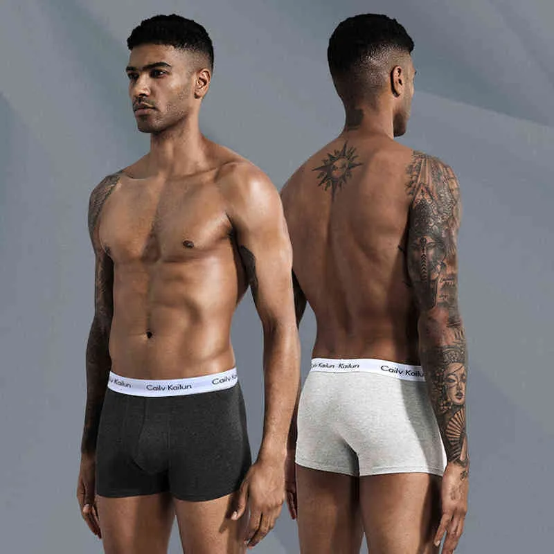 5 pçs algodão masculino roupa interior dos homens calcinha de cor sólida respirável homem briefs tamanho grande l 4xl bolsa convexa para homem antibacteriano 220103122