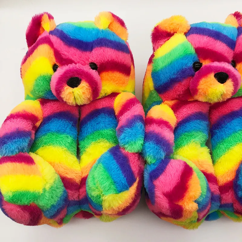 Teddy bear sales house slippers