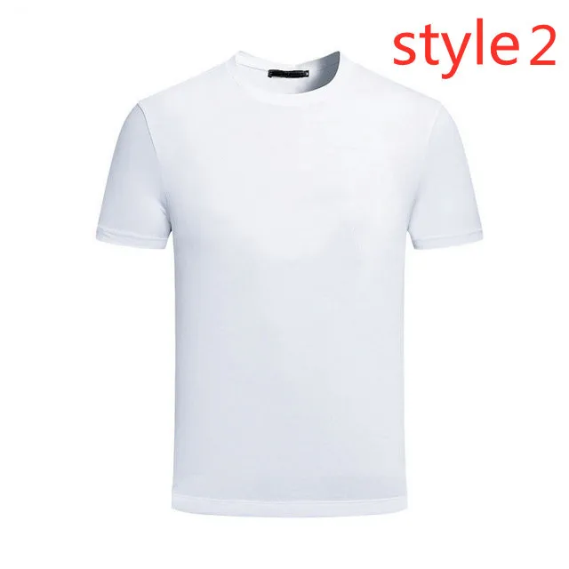 Italienisches Herren-T-Shirt mit kurzen Ärmeln, einfarbig, bedruckt, für den Sommer, runder Kragen, lässiges Business-T-Shirt, Herrenmode-Oberteil