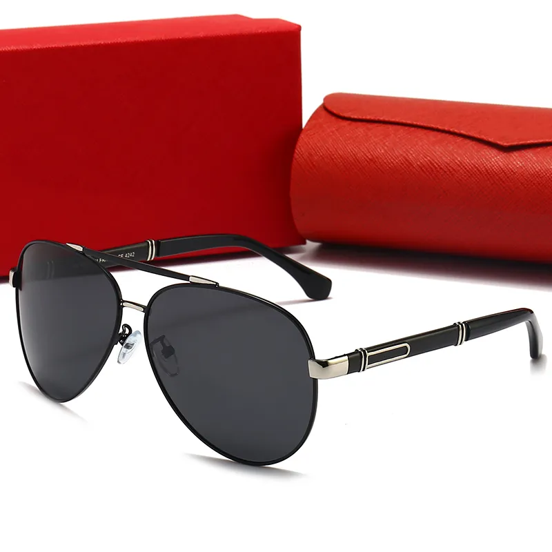 Luxury Square Prescription Aviator Sunglasses For Men UV400