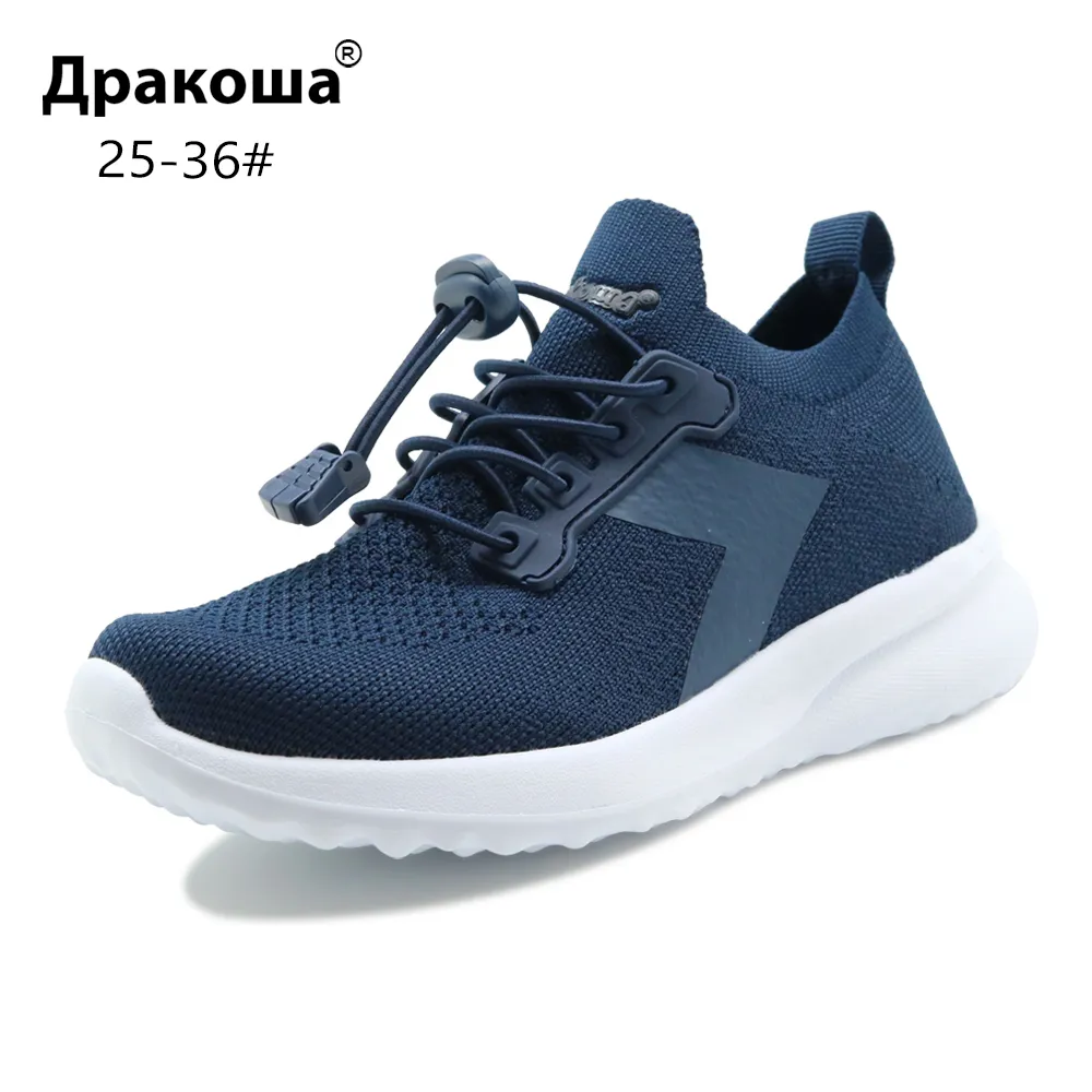 Apakowa Bambino Ragazzi e Ragazze Scarpe Sportive Traspiranti Unisex Bambini Piccoli Palestra Scarpe da Ginnastica Leggere per Corsa all'Aperto Calcio 210312