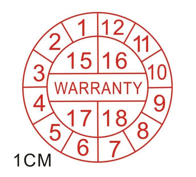 2021 Пользовательская печать гарантия герметичная метка наклейка пустота, если диаметр подделанной гарантийной метки 10 мм бесплатно