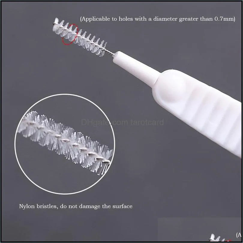 Bath Accessory 10pcs/set Shower Head Cleaning Brush Washing Anti-clogging Small Brush Pore Gap Tools For Kitchen Toilet Phone Hole
