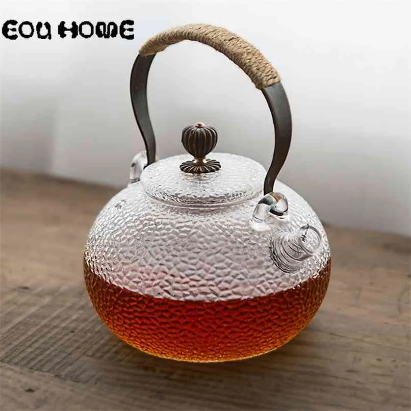Hammer Beam Glass Teavana Teapot With Infusers High Temperature Kettle
