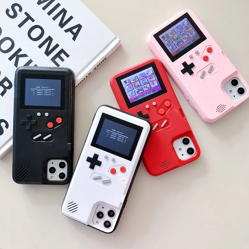 آيفون 11 حالة gameboy حالة الهاتف 6 7 8 زائد x xs xr xs ماكس 12 برو البسيطة لعبة لعب بوي غطاء ل فون 12 برو ماكس القضية