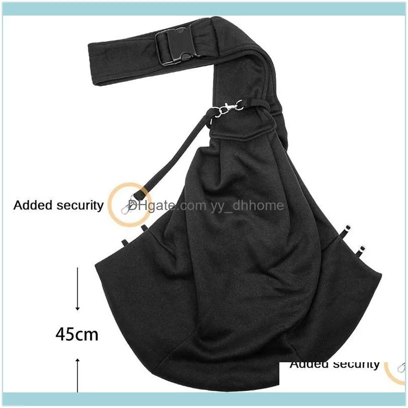 Pet Carrier, Hand Free Sling Adjustable Padded Strap Tote Bag Breathable Shoulder Bag Front Pocket Belt Carrying Small Dog Cat P1