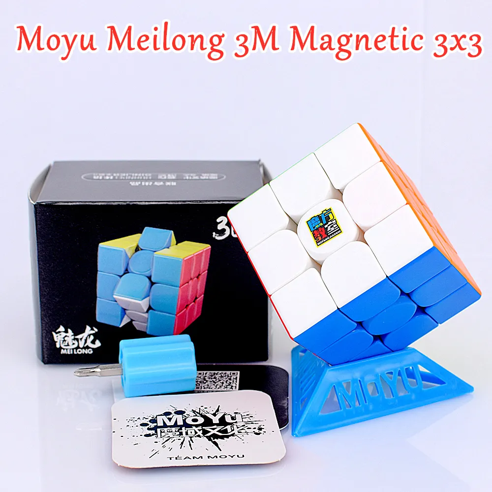 Cubo mágico Profissional 3x3x3 Magnético 3M MoYu Meilong : :  Brinquedos e Jogos