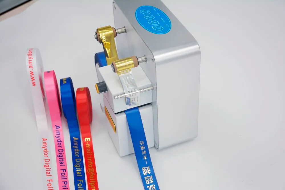 Ribbon foil printing machine discount