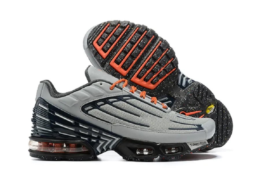 nike air max plus 3 grey orange